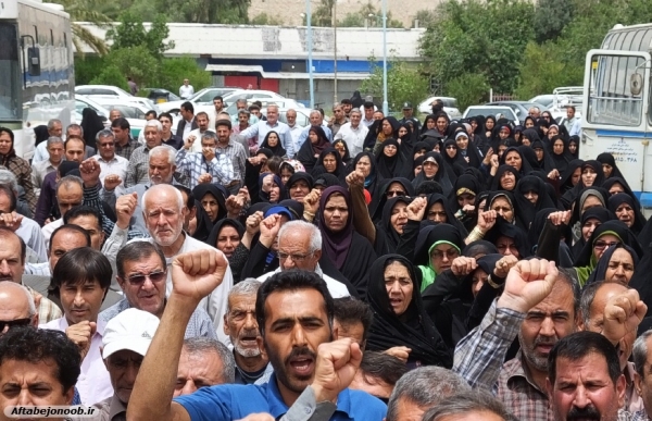 راهپیمایی مردم دیار بام نفت با شعار «مرگ بر آمریکا»،«مرگ بر اسرائیل» 38